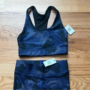 Terez Camo Stripe Hi-Shine Sports Bra